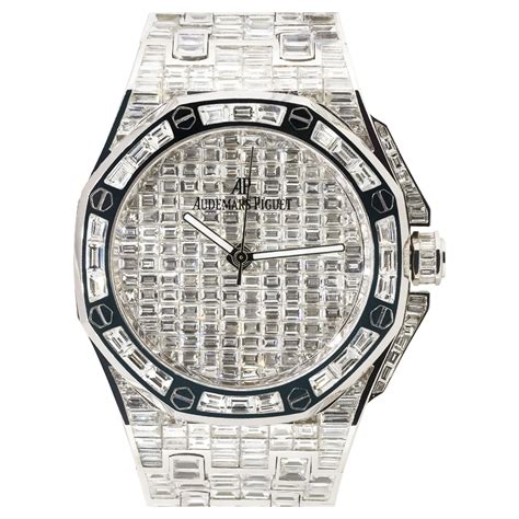 audemars piguet watches diamond|audemars piguet baguette diamonds price.